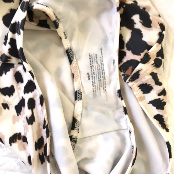 NWT Aerie Leopard Wrap One Piece Swimsuit - Picture 12 of 16